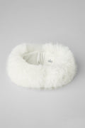 Opulent Faux Fur Wintersun Headband - Ivory