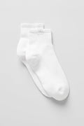 Quarter Crew Street Sock - White