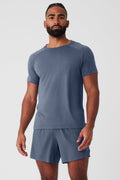 Triumph Raglan Tee - Bluestone