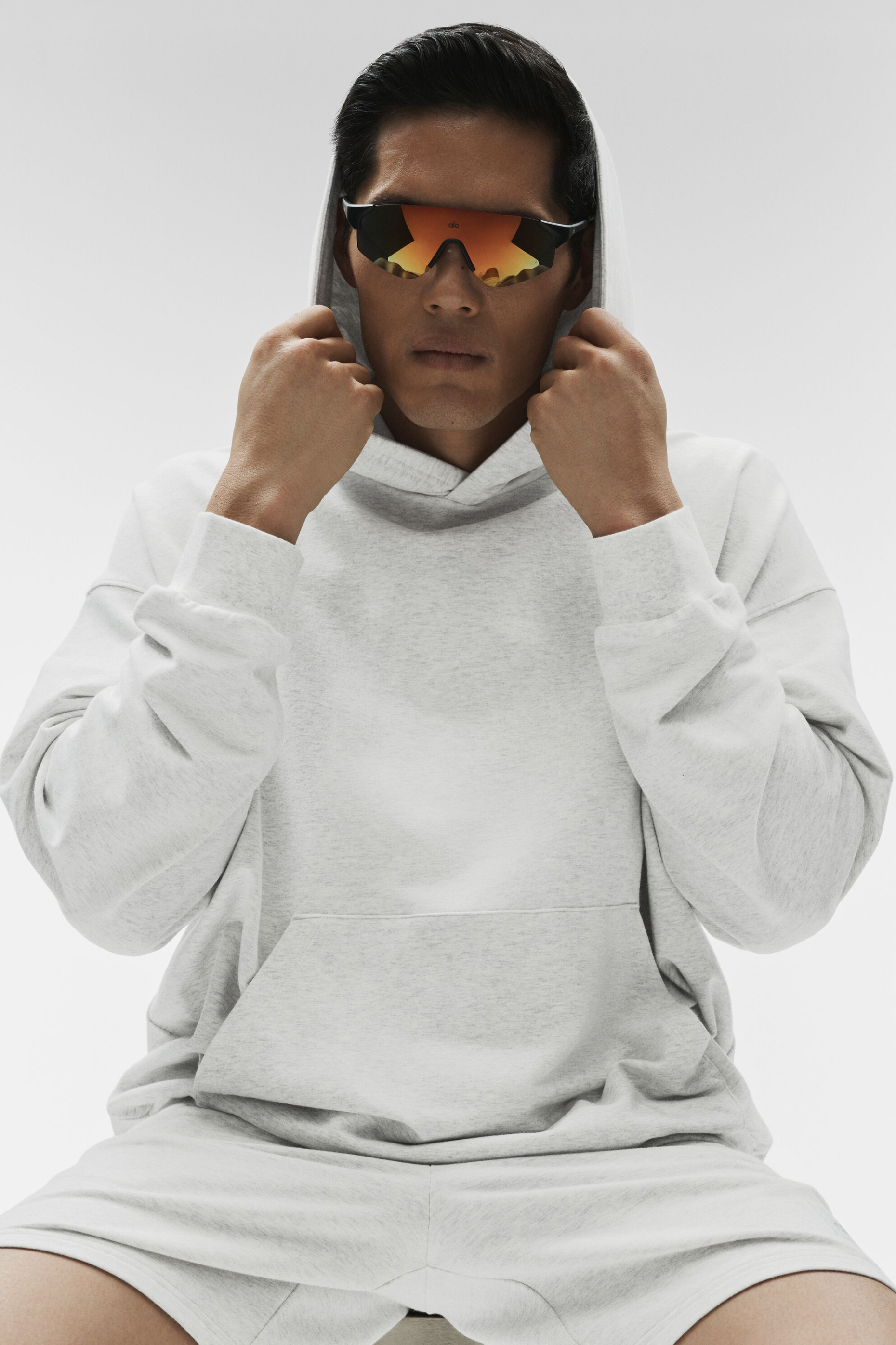 Double Take Hoodie - White Heather