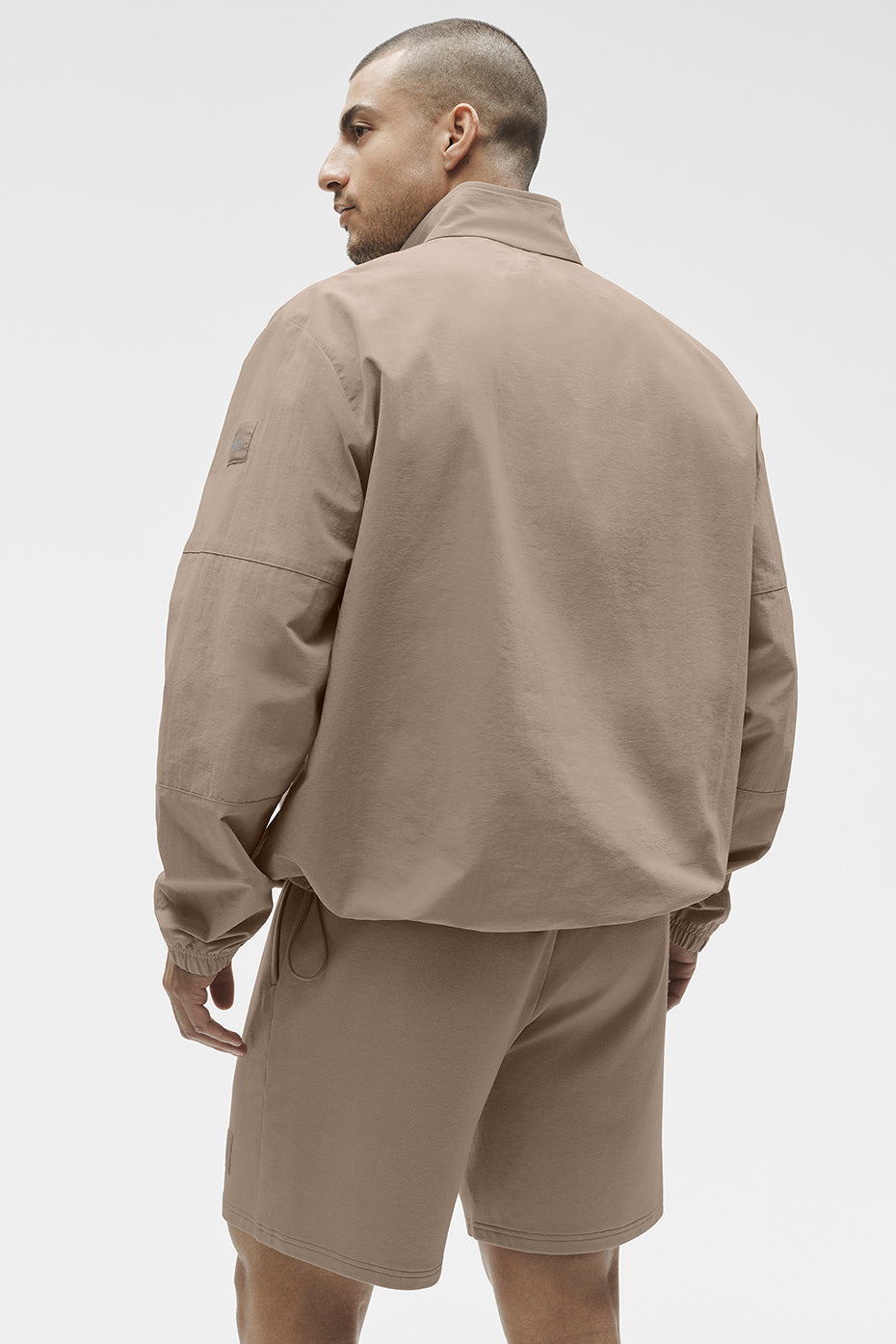 Light Weight Takeaway Track Pullover - Gravel