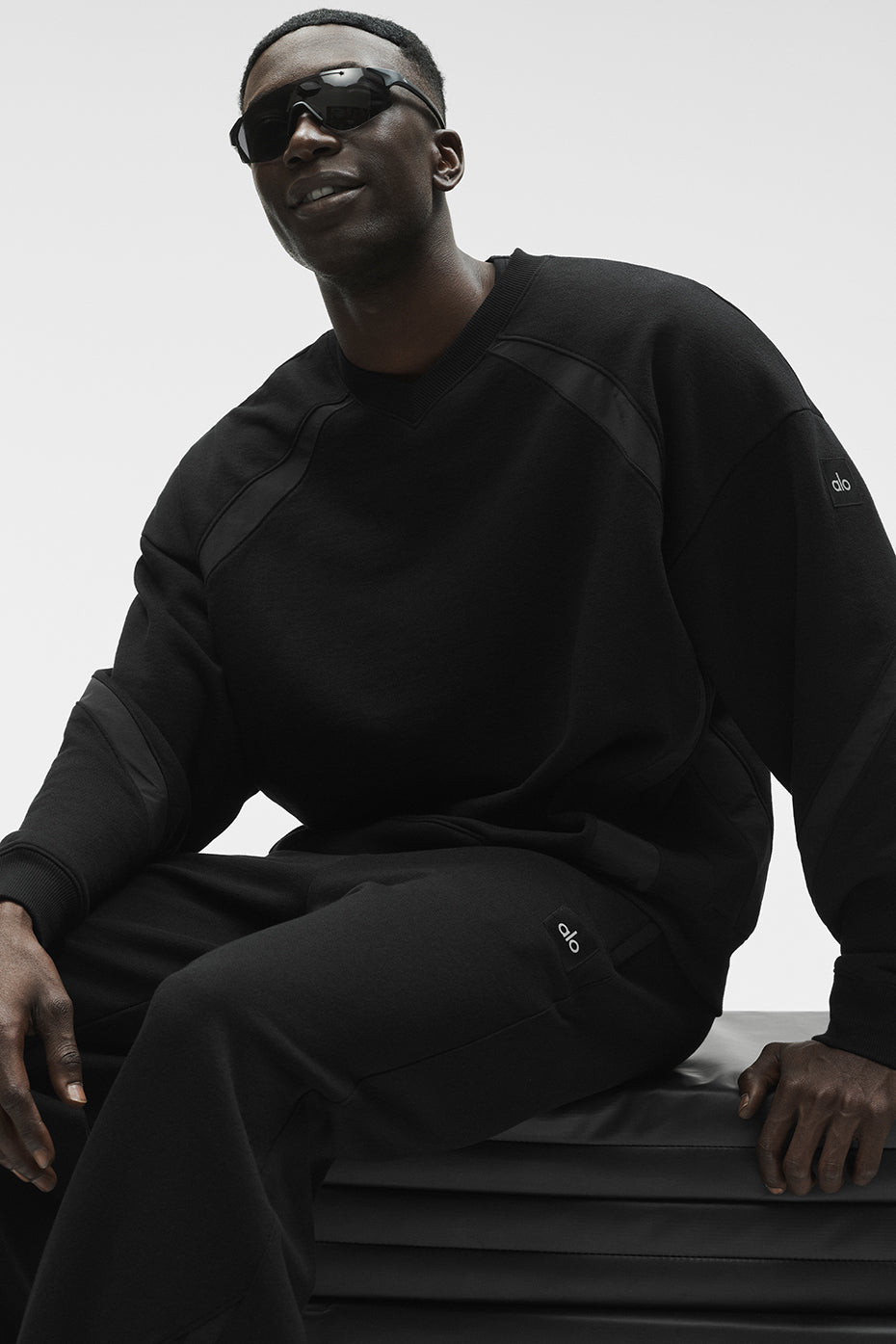 Field Crew Neck Sweatshirt - Black