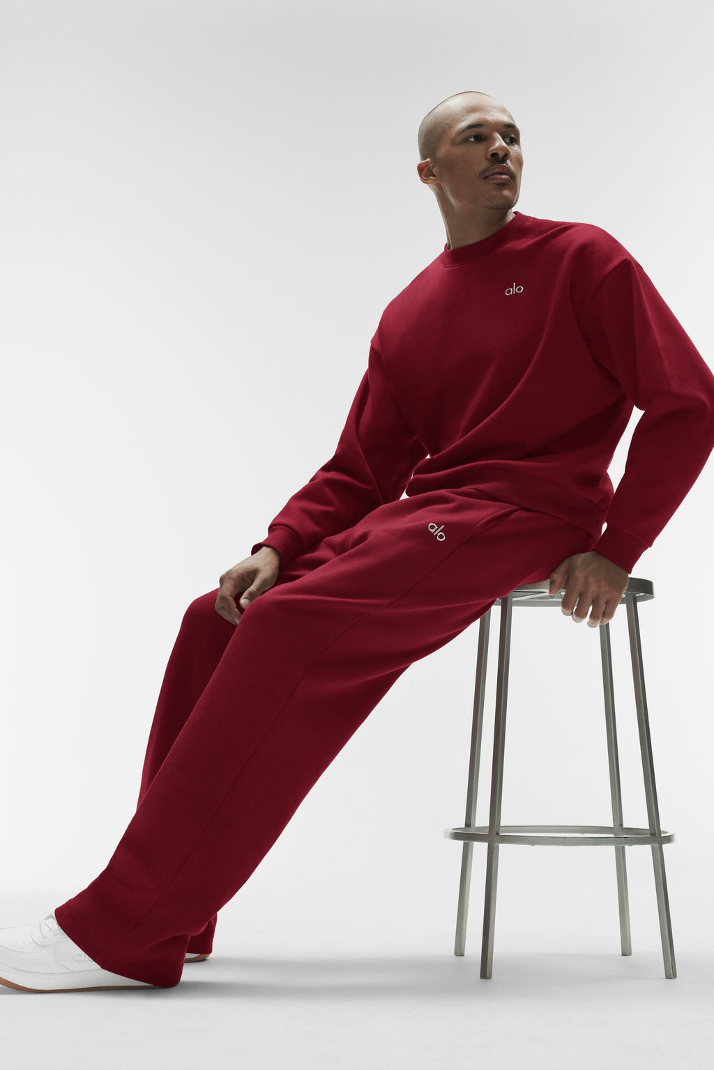 Accolade Crew Neck Pullover - Summer Romance Red