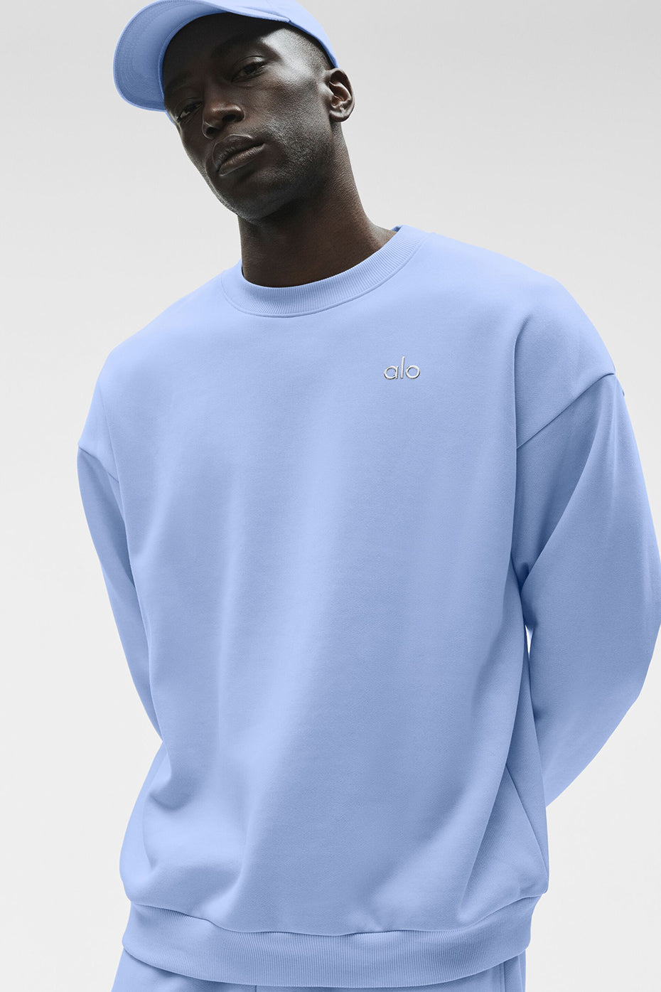 Accolade Crew Neck Pullover - Light Provence Blue
