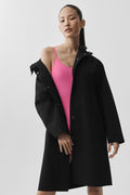 Rain Or Shine Long Coat - Black