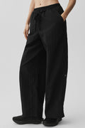 Ripstop Electric Straight Leg Pant - Black
